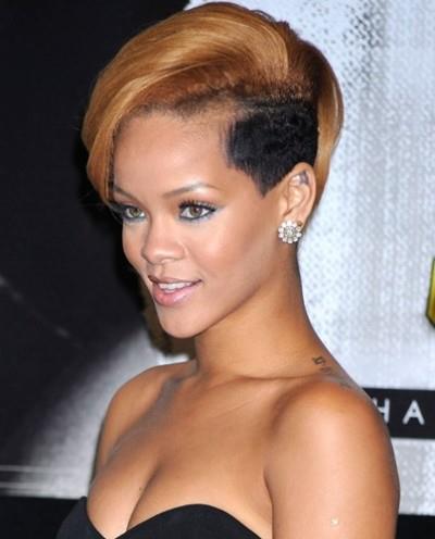 國際歌手Rihanna以誇張髮型及時尚染髮給於靈感~