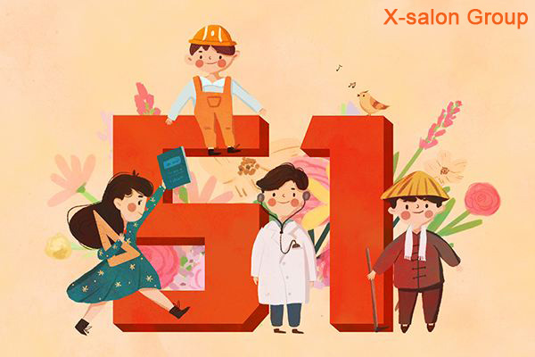 Xsalons Group祝各位客戶，朋友勞動節快樂~~